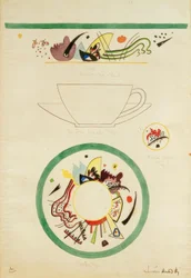 Projet pour une tasse et une soucoupe